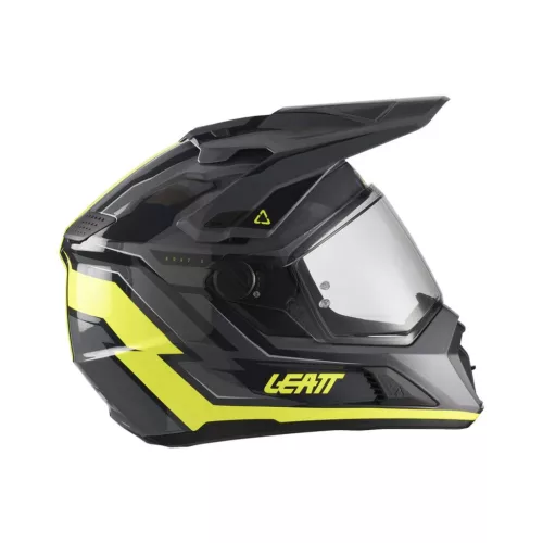 Cască adventure Leatt ADV 7.5 galben fluo, cu ochelari