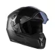 Cască adventure Leatt ADV 7.5 negru, cu ochelari