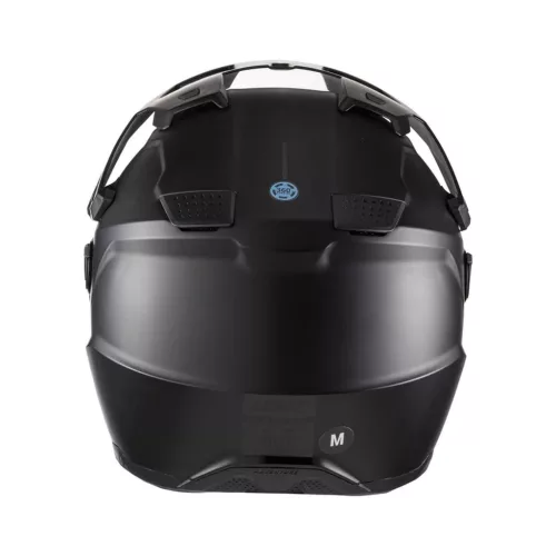 Cască adventure Leatt ADV 7.5 negru, cu ochelari