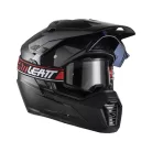 Cască adventure Leatt ADV 7.5 negru, cu ochelari