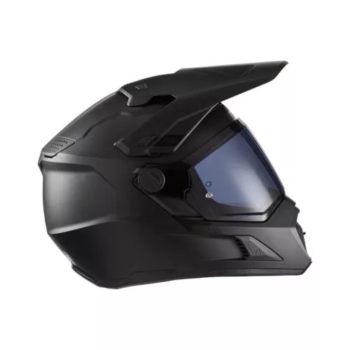 Cască adventure Leatt ADV 7.5 negru, cu ochelari