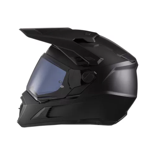 Cască adventure Leatt ADV 7.5 negru, cu ochelari