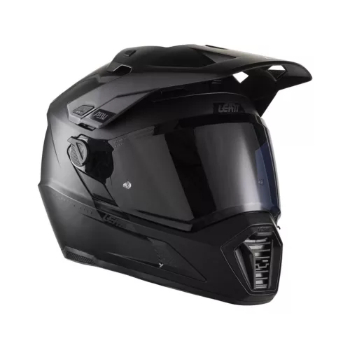 Cască adventure Leatt ADV 7.5 negru, cu ochelari
