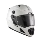 Cască adventure Leatt ADV 7.5 alb, cu ochelari