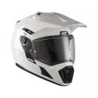 Cască adventure Leatt ADV 7.5 alb, cu ochelari