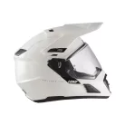 Cască adventure Leatt ADV 7.5 alb, cu ochelari
