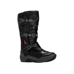 Cizme cross copii Leatt Moto 3.5 Jr Stealth negru/gri