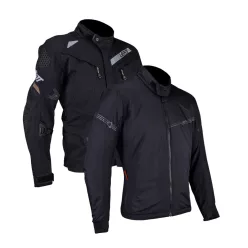 Geacă moto Leatt ADV DriTour 7.5 Stealth negru/gri