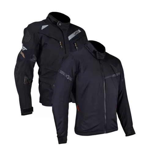 Geacă moto Leatt ADV DriTour 7.5 Stealth negru/gri