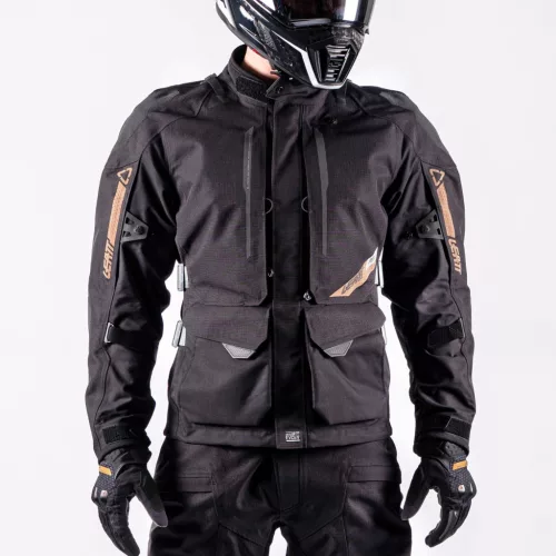 Geacă moto Leatt ADV DriTour 5.5 Stealth negru/gri