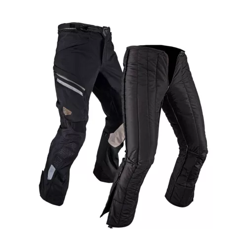 Pantaloni moto Leatt ADV DriTour 7.5 Stealth negru/gri