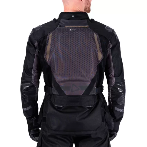 Geacă moto Leatt ADV FlowTour 5.5 Stealth negru/gri