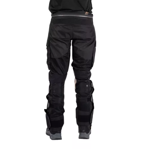 Pantaloni moto Leatt ADV FlowTour 5.5 Stealth negru/gri
