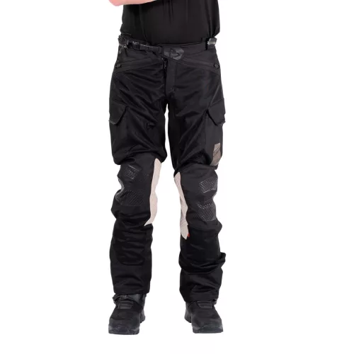 Pantaloni moto Leatt ADV FlowTour 5.5 Stealth negru/gri