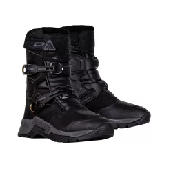 Cizme moto Leatt ADV HydraDri 7.5 Short Stealth negru/gri