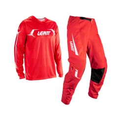 Kit copii bluză+pantaloni Leatt 3.5 Jr V26 roșu