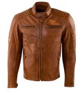 Geaca Rusty Stitches Jari Cognac/Brown