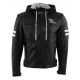 Geaca Rusty Stitches Jari Hooded V2 Black/White