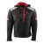 Geaca Rusty Stitches JARI HOODED V2 Black/Light Grey/Red