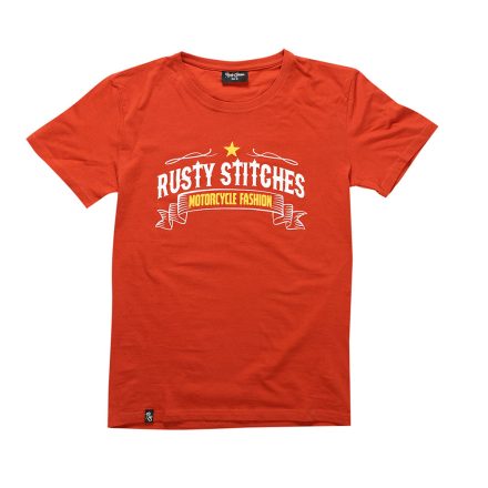 Tricou Rusty Stitches #103 (Rusty Red)