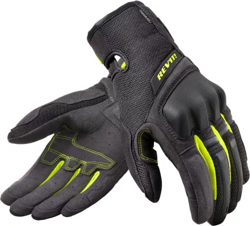Manusi Moto Revit Volcano Ladies negru/galben fluo