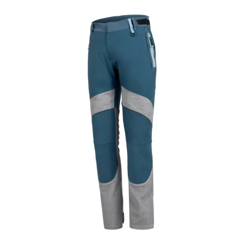 Pantaloni moto damă Knox Urbane Pro Move petrol/albastru