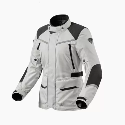 Geaca Moto Revit Voltiac 3 H2O Ladies argintiu/negru