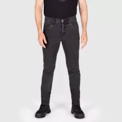 Blugi moto Knox Colton Slim gri închis