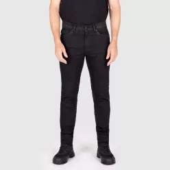 Blugi moto Knox Colton Slim negru-rugină