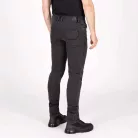 Blugi moto Knox Colton Slim gri închis (picior scurt)