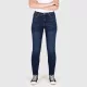 Blugi moto damă Knox Colton Skinny indigo spălat
