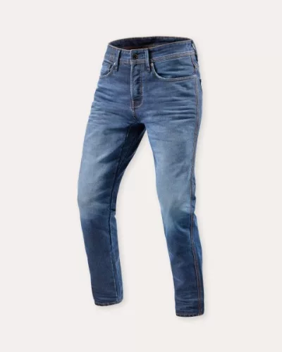 Blugi Moto Revit Reed SF albastru mediu