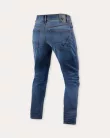 Blugi Moto Revit Reed SF albastru mediu