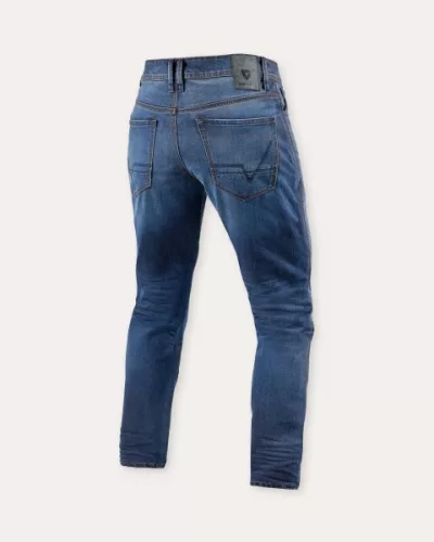 Blugi Moto Revit Reed SF albastru mediu