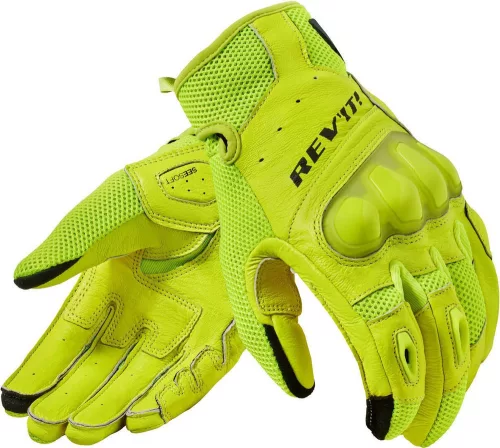 Manusi Moto Revit Ritmo galben fluo