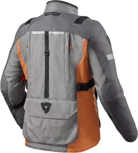 Geaca Moto Revit Sand 4 H2O gri/portocaliu