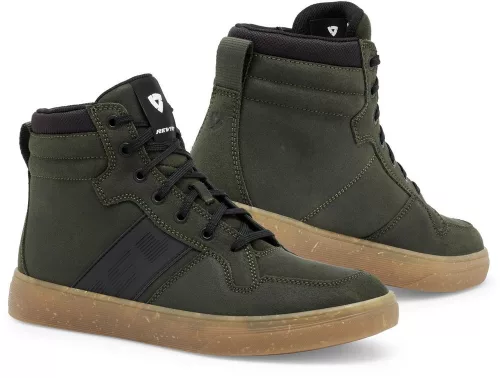 Ghete Moto Revit Kick verde inchis/maro
