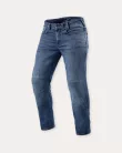 Blugi Moto Revit Detroit 2 TF albastru mediu