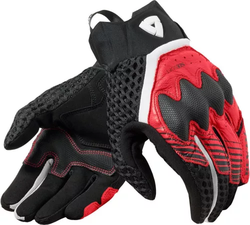 Manusi Moto Revit Veloz negru/rosu