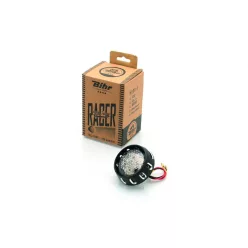   Stop LED Bihr Flying Saucer vintage negru, lentilă transparentă, omologat 6D999W191B