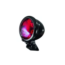   Stop LED Bihr Egg vintage negru, lentilă roșie, omologat 6FC99R091B