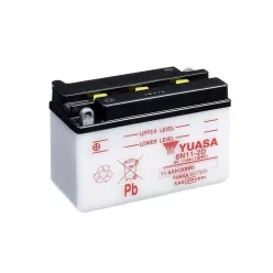   Baterie moto Yuasa 6N11-2D convențională fără electrolit, 6V 11,6Ah