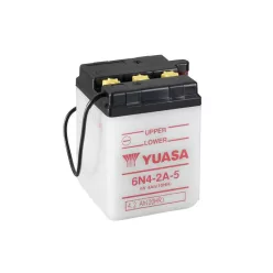   Baterie moto Yuasa 6N4-2A-5 convențională fără electrolit, 6V 4,2Ah