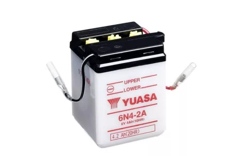 Baterie moto Yuasa 6N4-2A convențională fără electrolit, 6V 4,2Ah