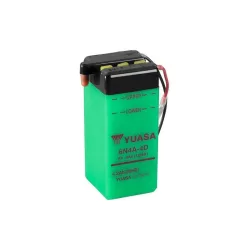   Baterie moto Yuasa 6N4A-4D convențională fără electrolit, 6V 4,2Ah