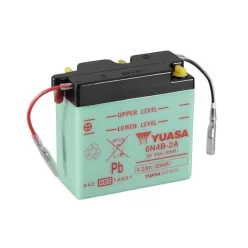   Baterie moto Yuasa 6N4B-2A convențională fără electrolit, 6V 4,2Ah