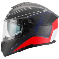 Casca Apex FC500 Carbon Assen alb/rosu/albastru mat