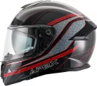Casca Apex FT300 Vienna gri/rosu/negru