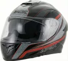 Casca Apex FT300 Vienna gri/rosu/negru