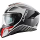 Casca Apex FT300 New York alb/gri/rosu